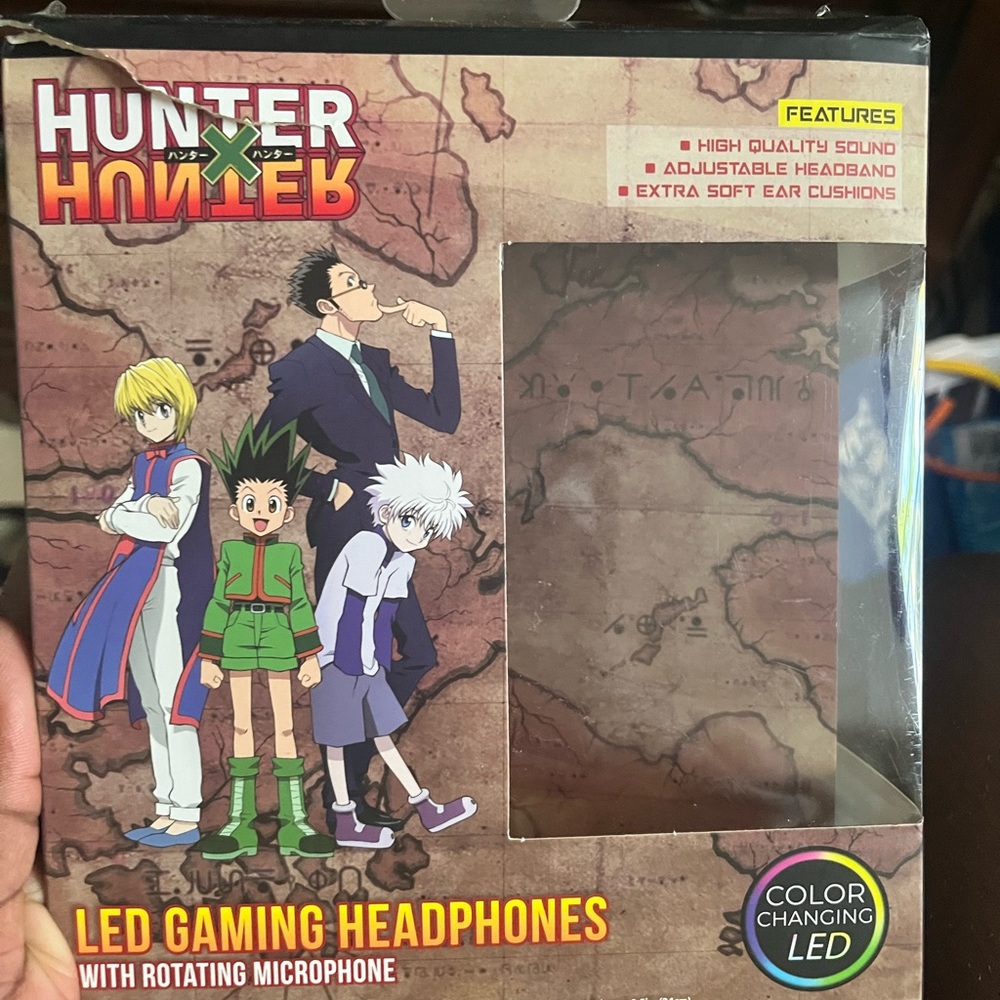 Hunter LED Headphones with Color-Changing Lights